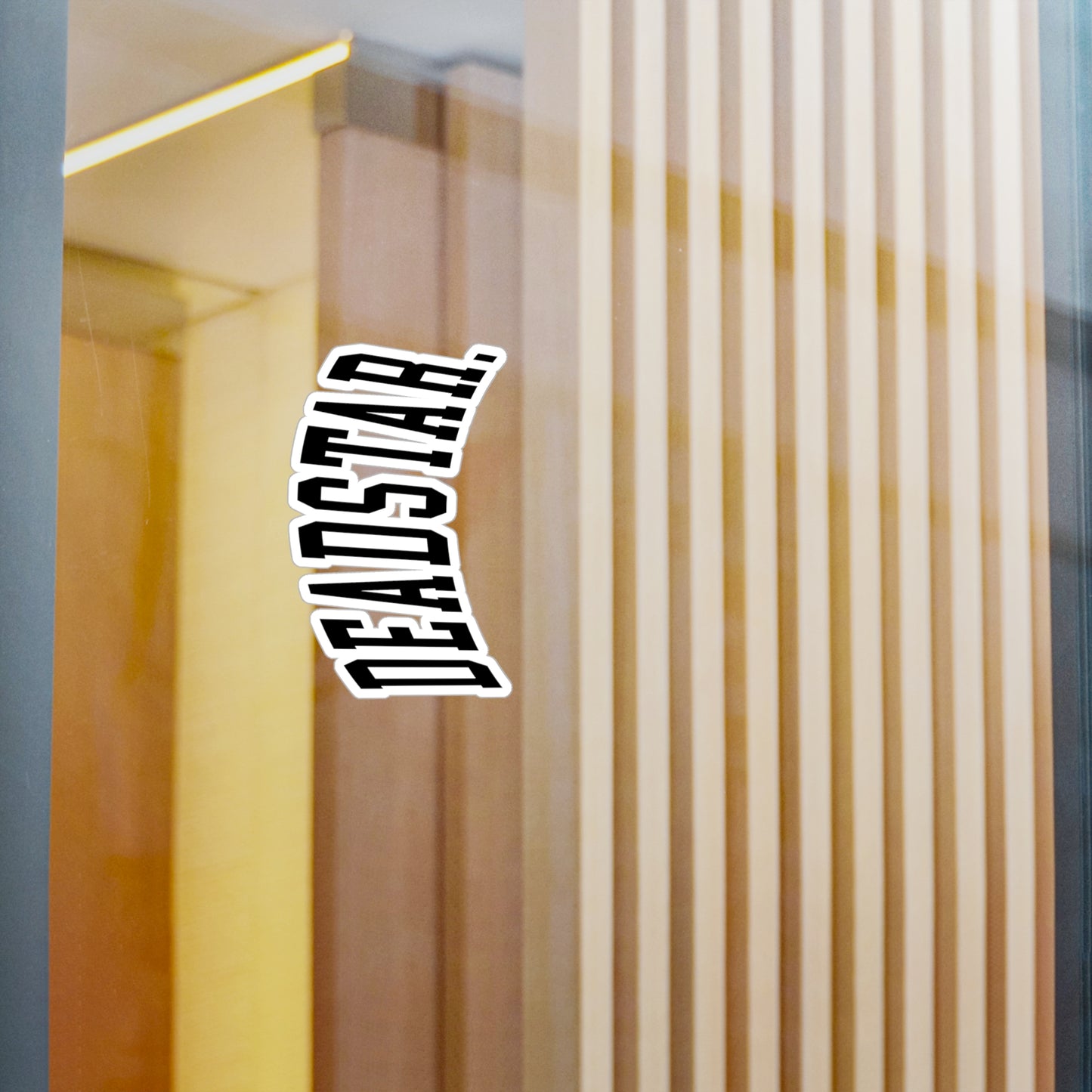 Deadstar Arched Logo Sticker