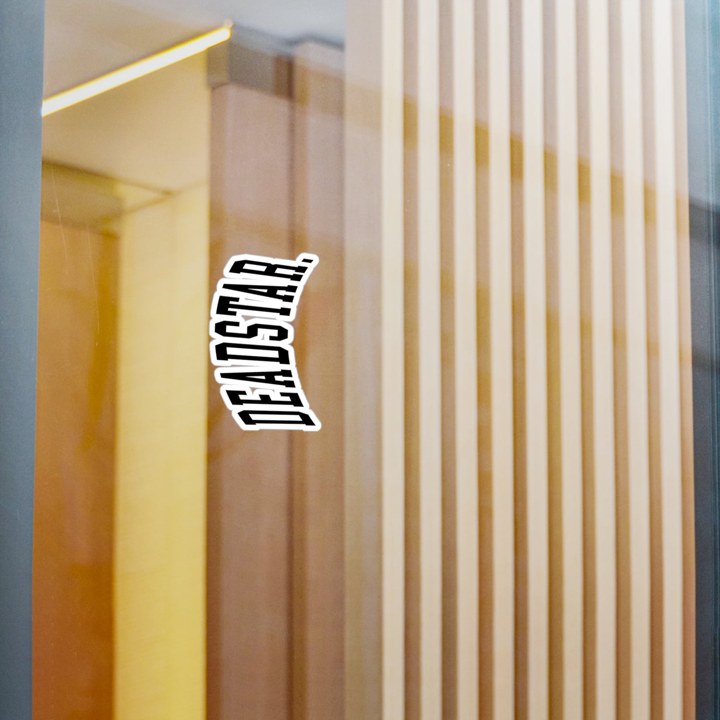 Deadstar Arched Logo Sticker