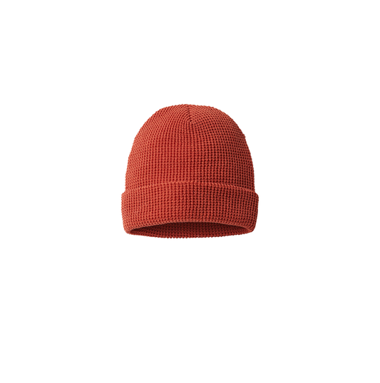 Waffle Beanie (Burnt Orange)