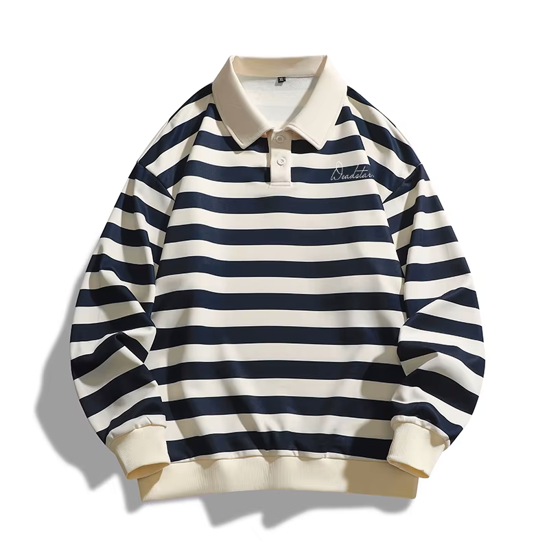 DS Striped Polo (Brown)