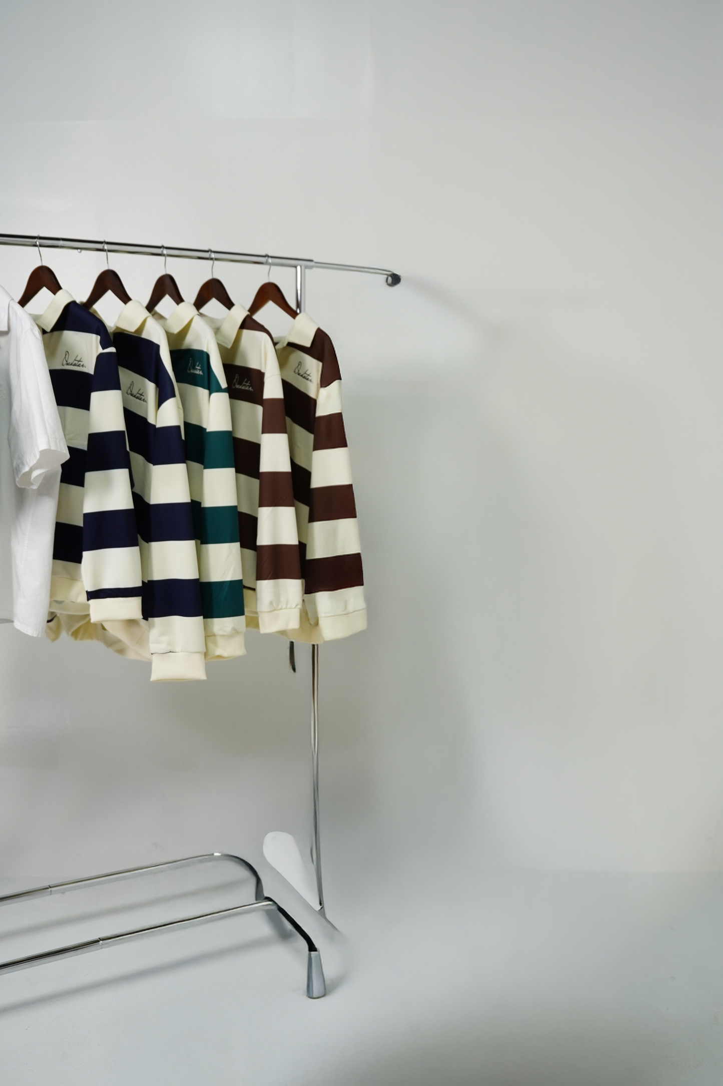 DS Striped Polo (Brown)