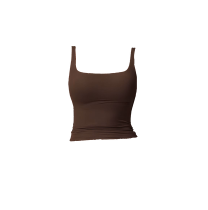 DS Women's Athleisure Top (Brown)
