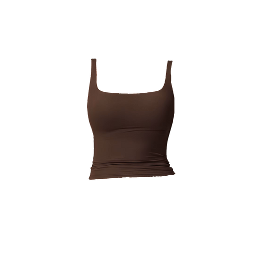 DS Women's Athleisure Top (Brown)
