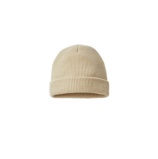 Waffle Beanie (Cream)