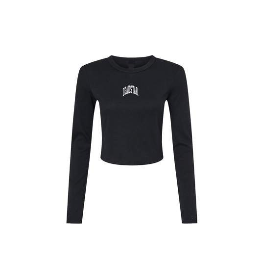 Women's Long Sleeve Top (Black)