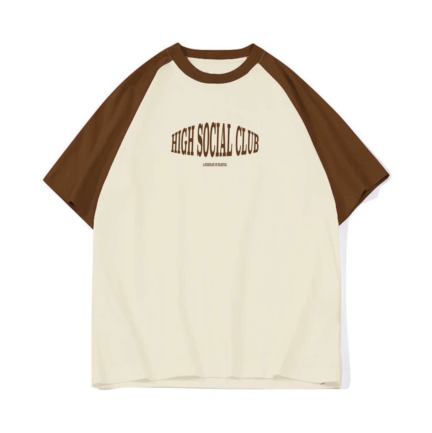 DS 'High Social Club' Baseball Tee (Light Blue)