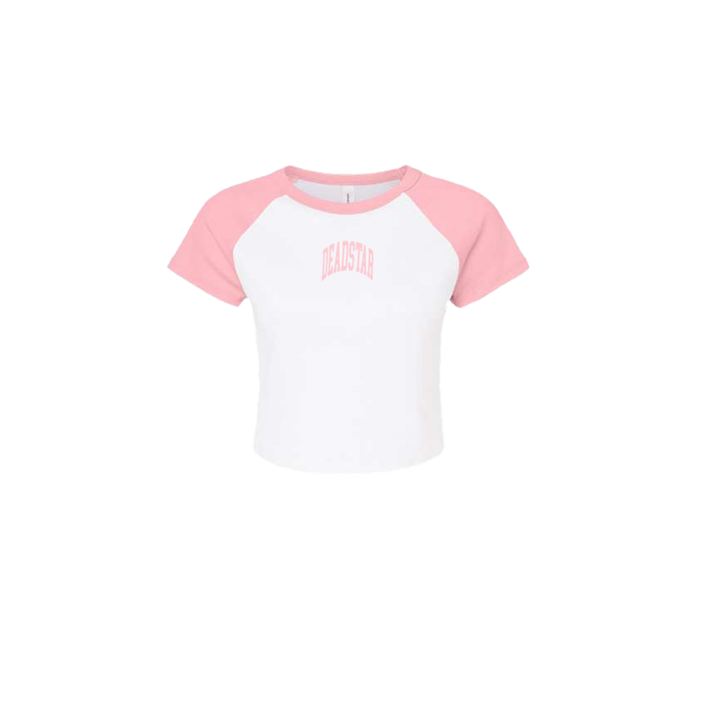 Women's Raglan Baby Tees (Pink/White)