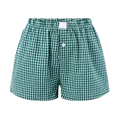 DS Vintage Plaid Summer Shorts